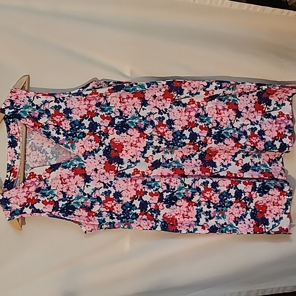 LandsEnd Swim Cover Up Dress Sz Med